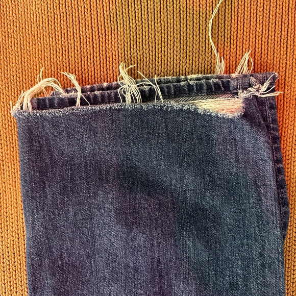 Mother Denim The Ditcher Crop Jeans. Size 34. Wide leg/low slung/oversized fit. - Picture 4 of 7